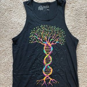 Into The AM - Black Tank Top